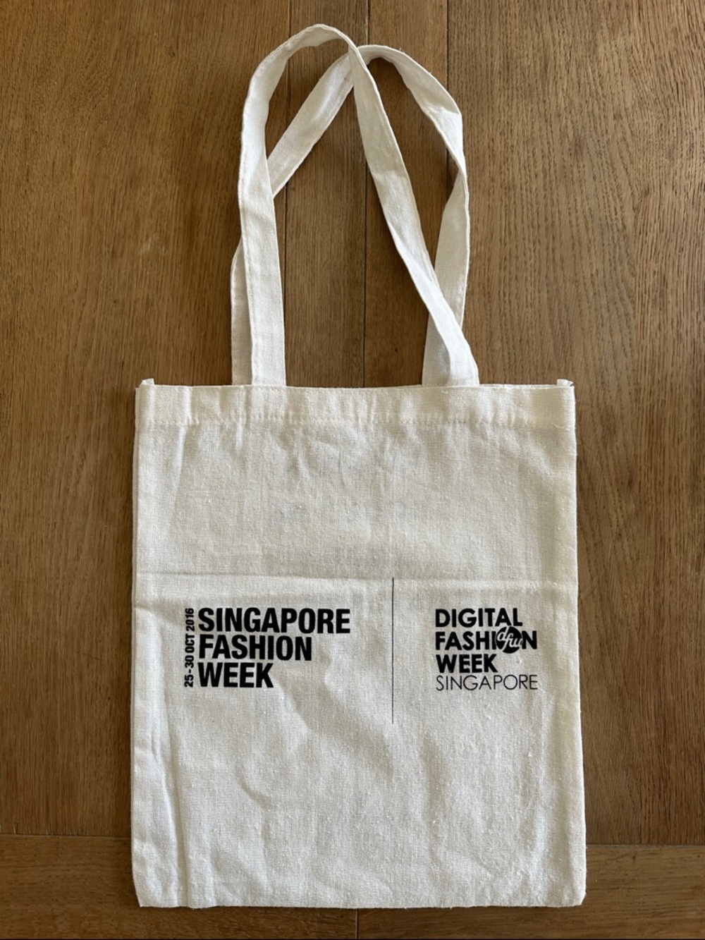 Singapore Fashion Week Canvas Tote Bag - White